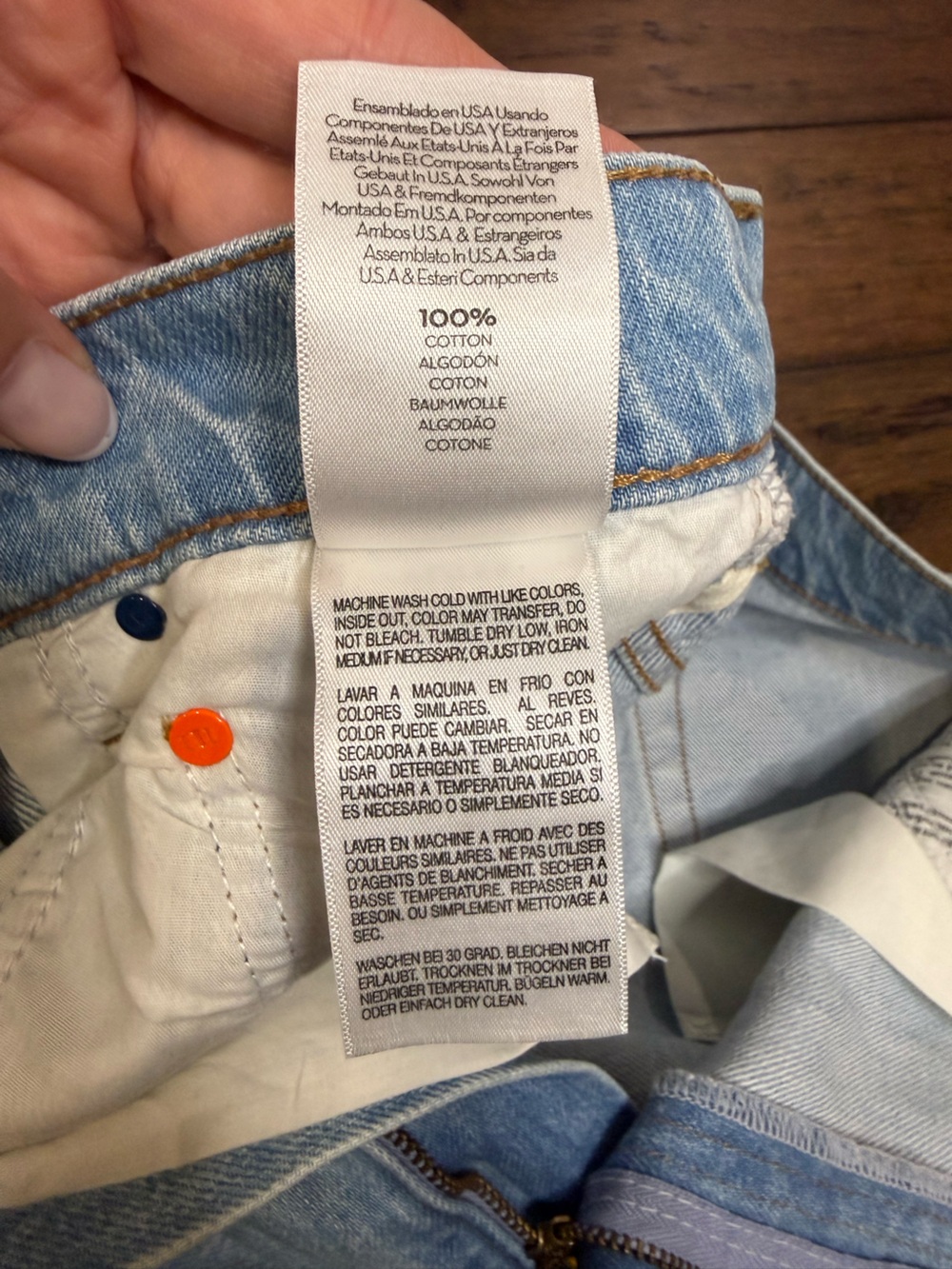 NWT MOTHER "SNACKS!" High Rise Straight Jeans Light Wash Mom Jeans Size 29 - Picture 10 of 14